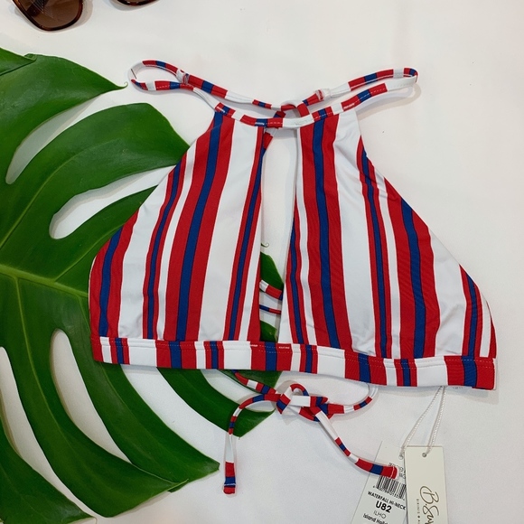NWT B. Swim Set Halter Bikini Top + Hipster‎ Bottom XS Small Medium Large - Picture 3 of 8